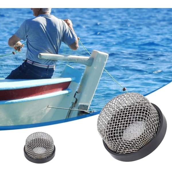 Rustfri Stål Mesh Si til Akvariepumper 14 Hun 3/4\" Aerat Gevind