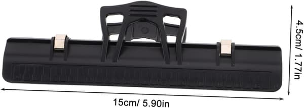 2 stk. Stor Plastikklemme til Noder Store Chipsklips Nodestativ Side- og Bindemiddel