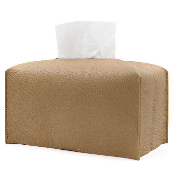 2-pack läderfodral för pappersnäsdukar, modern P