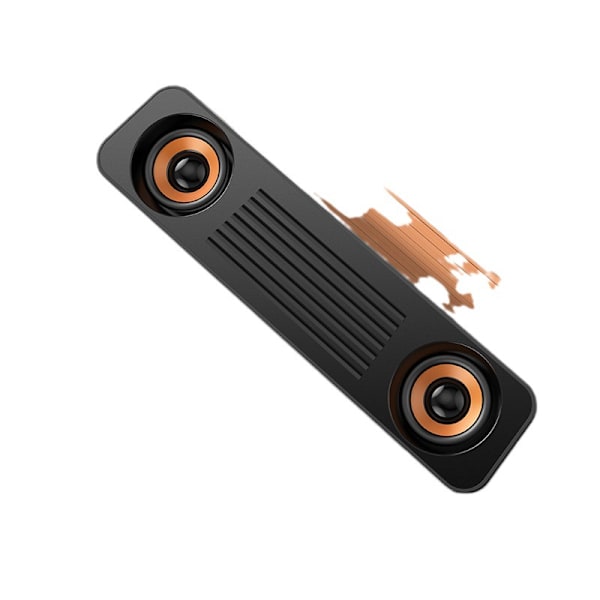 Lydplanke for TV, bærbar kablet høyttaler stereo subwoofer lang skrivebordshøyttaler USB-drevet 3,5 mm jack nettbrett kablet høyttaler