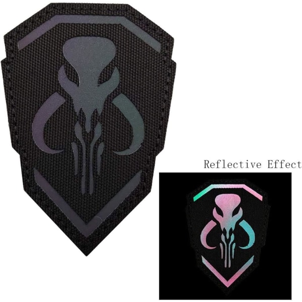 2 stk. Mythosaur reflekterende patches - infrarøde patches