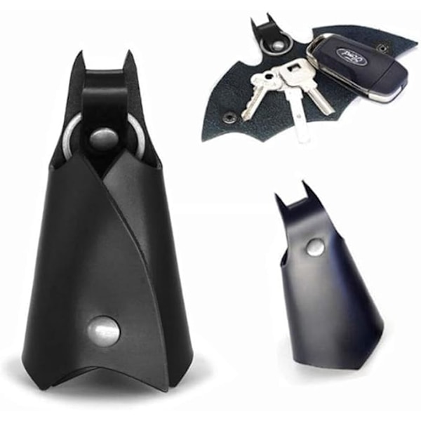 1 st Batman Nyckelring, Syntetiskt Läder Nyckelfodral, Bilnyckelorganisatör