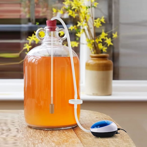 2-pack 0,5 μm Luftstenar Ytterdiameter Diffusionssten för Akvarium Fisk Tank Pump Små Luftstenar Cylinder Bubbel Diffusor