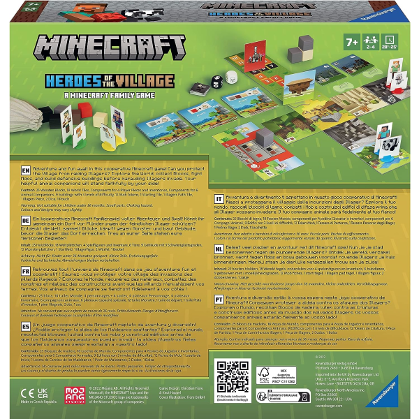 Minecraft - Kylän sankarit - Perhe- ja lastenpeli - Yhteistyötä ja seikkailua - 2-4 pelaajaa