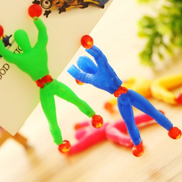 Decompression Toys, 24PCS Sticky Wall Climber Rolling Men Creative Tricky Toys, Window Crawlers Stoc