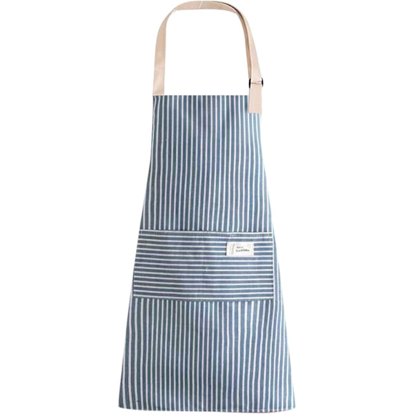 1 st Köksförkläde för Kockar, Justerbart Förkläde med Fickor, Matlagningsförkläde, Vattentätt Förkläde för Matlagning, Bakning, Trädgårdsarbete