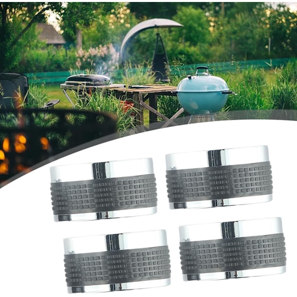 4 st 50 mm Universal Gas BBQ Kontrollknappar för Spis/Ugn/Grill (50 mm)