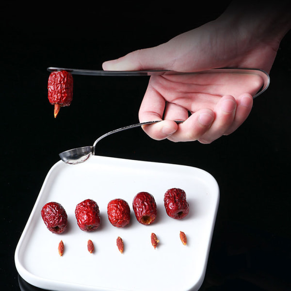Multifunktionel Jujube Pitting Device i Rustfrit Stål Manuel Cher