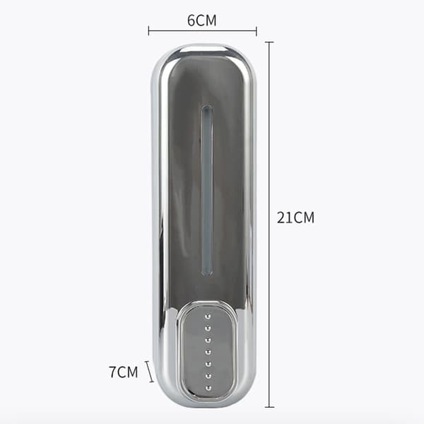 Vit Tvåldispenser - Väggmontering - 300ml - Handtvål, Schampo - Duschgeldispenser - För Badrum, Kök, Kontor