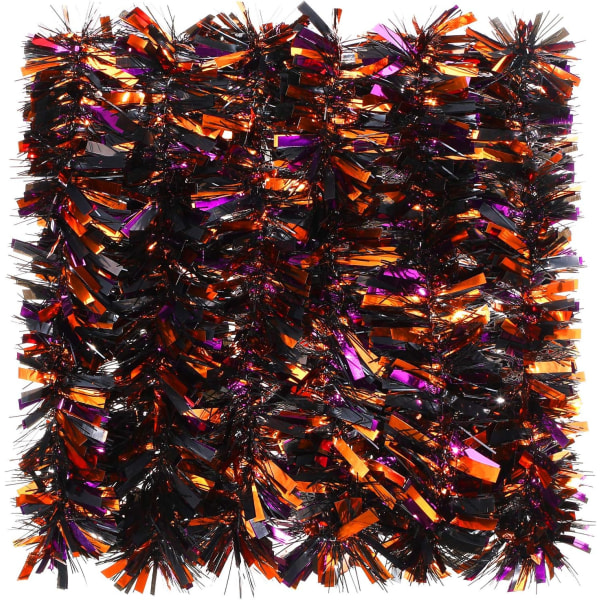 8 st Halloween Twist Garland Chunky Glittrande Girlang