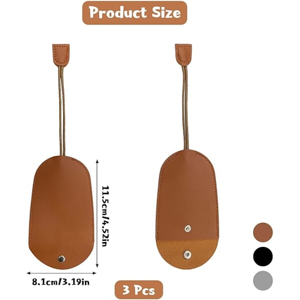 Pieces Kreativ Drag-Ut Nyckelfodral Drag-Ut Nyckelfodral PU Läder Nyckelfodral Hushållerska Nyckelring Väska Bilnyckelskydd för