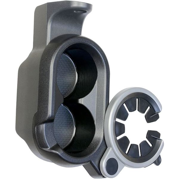 Muovista valmistettu auton mukiteline Benz SMART W451 -keskikonsoliin, musta