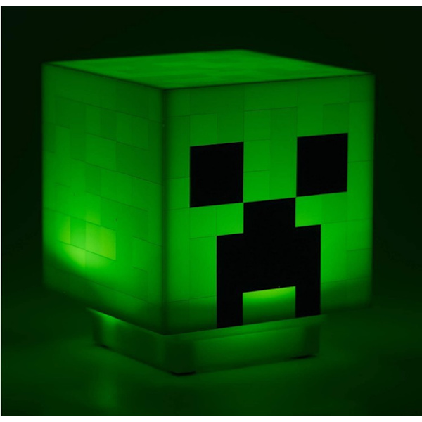 Minecraft Creeper-lys med officielle Creeper-lyde Batteri