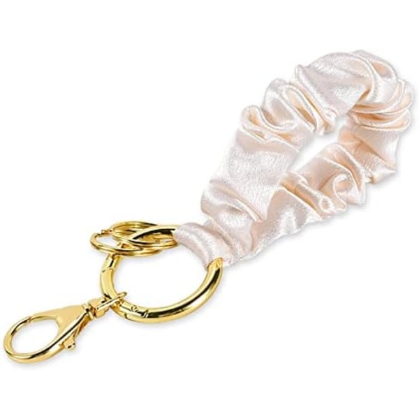 13cm Armband Nyckelring Elastisk Scrunchie Armband Multifunktionell Nyckelring för Kvinnor