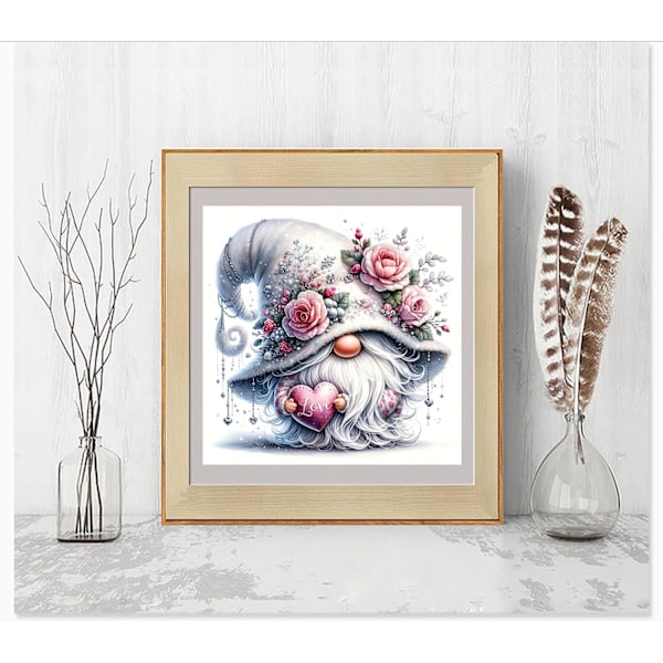 30cmx30cm 5D Diamantmålningskit för Vuxna Nybörjare, Diamantkonstkit, DIY Full Runda Borr Diamantprick Ädelstenskonstkit för Vuxna, Hemväggdekor