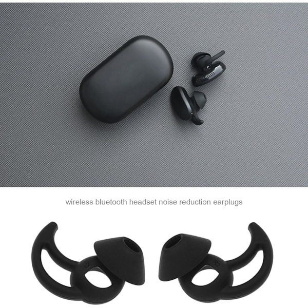 Pairs Silikon Ørepropper Dæksler In-Ear Øre Sløjfer Ørepropper med Vinger Kompatibel