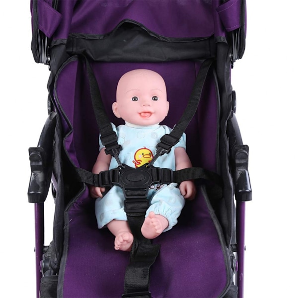 Baby Stroller 5-punkts Sikkerhedssele, Krog og Spænde Sikkerhedssele, B
