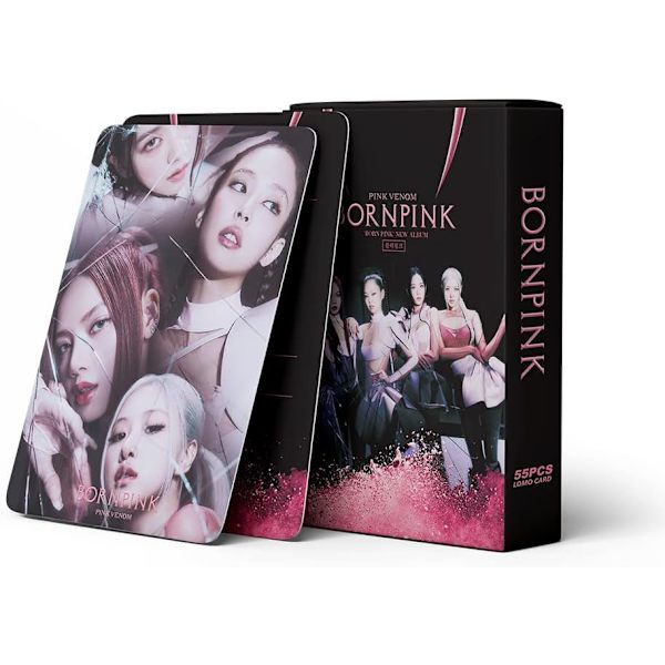 Kpop BP Lomo-kort 55 stk. BP-fotokort BP Born PINK Nye album BP-kort 2022 Mini-fotokort Kpop BP