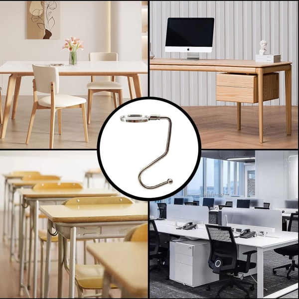 4-pack bordshållare för handväskor, halkfria handväskhållare, Poc