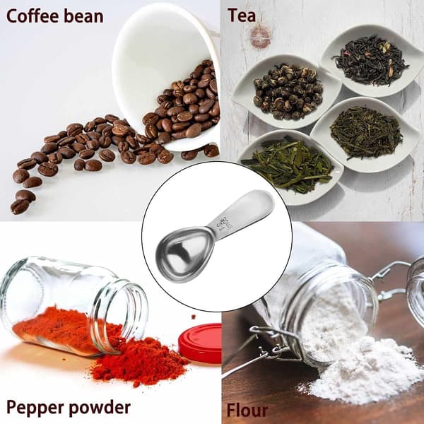 (30ml) 18/8 Rostfritt Stål 2 Msk Kaffemått - Exakt Måttsked