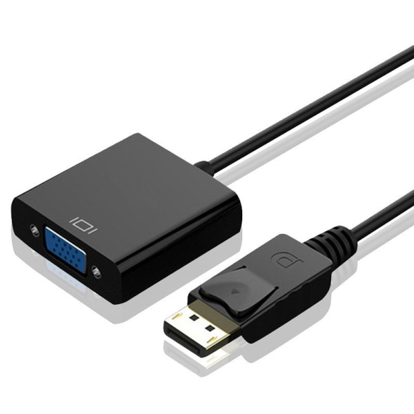 2 st - Gobutevphver Displayport till VGA Adapterkablar DP till VGA Con