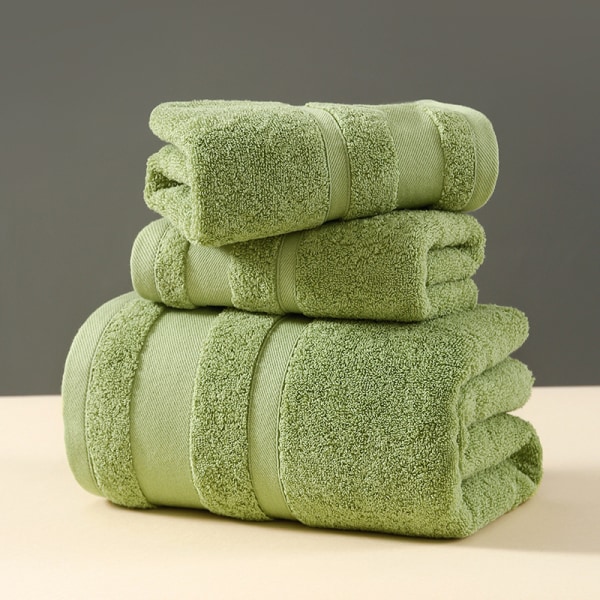 6 delers håndklesett (Sage Green) - 2 badehåndklær, 2 håndklær og 2 vaskekluter Cotton Dail
