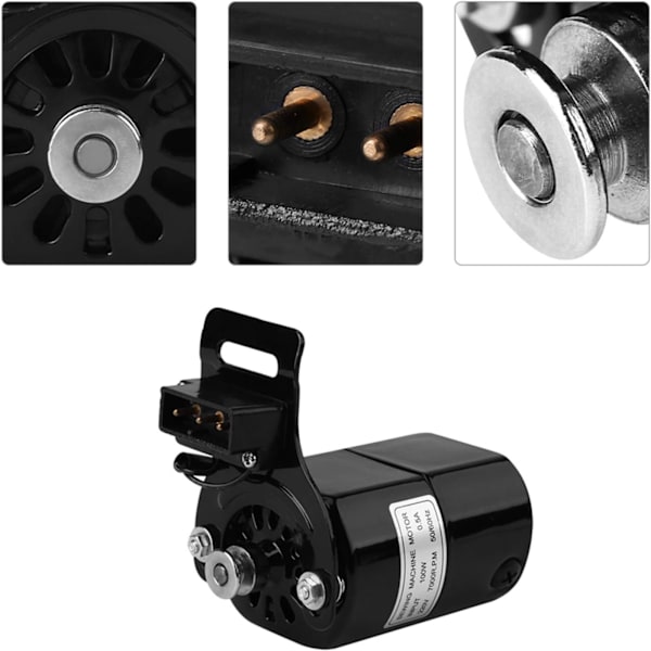 Ompelukoneen moottori, Kotitalouden ompelukoneen moottori 220V 100W 7000 RPM K-kiinnike 0,5 AMP EU-pistoke