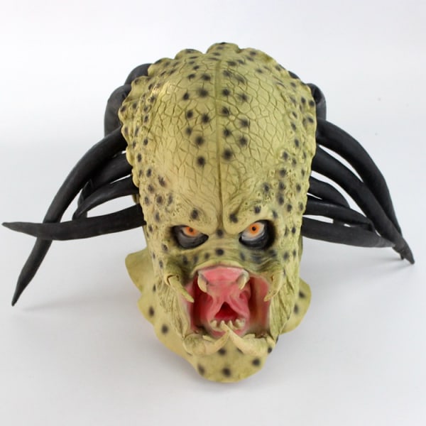 Alien Vs Predator Latex Hovedbeklædning Halloween Horror Mask Party