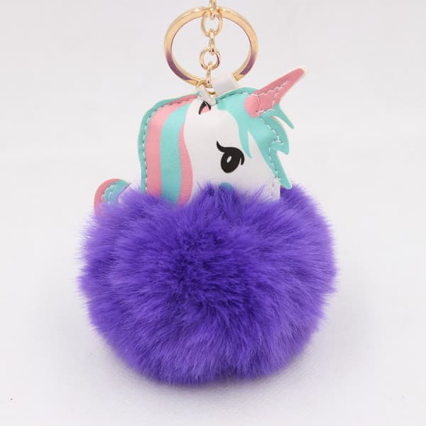 Pony plys nøglering (grøn)
