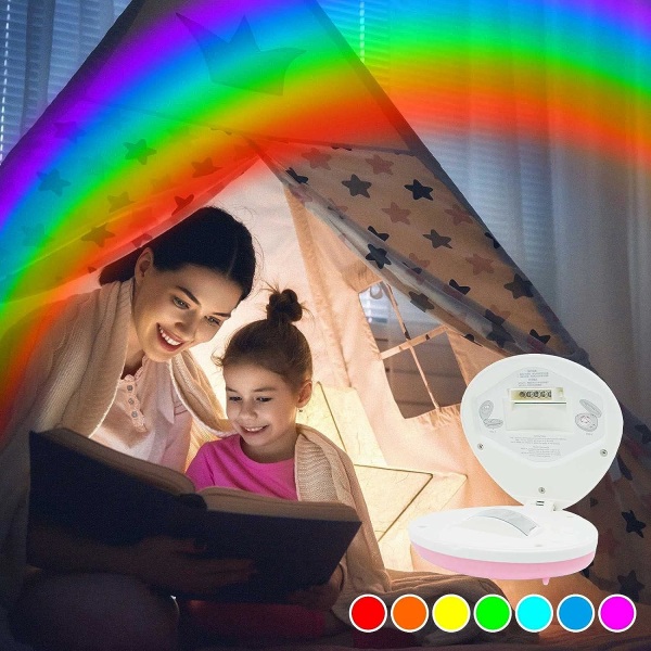 Projecteur arc-en-ciel Shell Lamp Night Light LED Décor Halo Ne