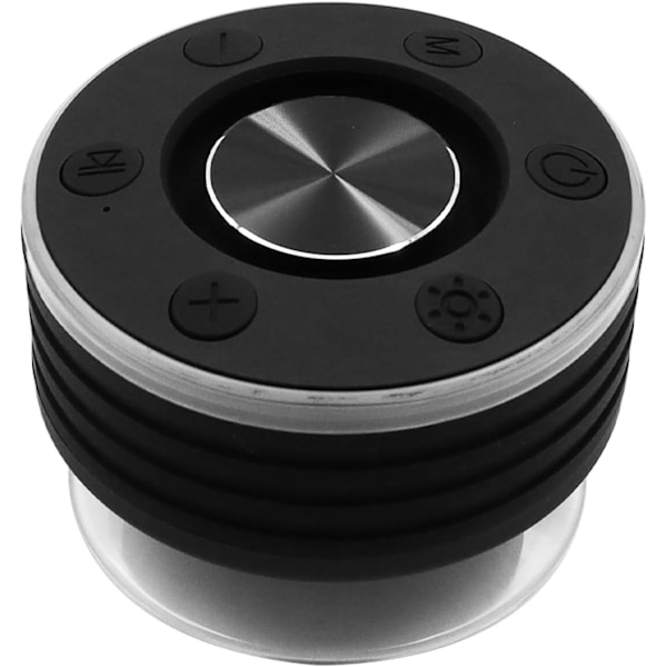 1 stk. Bluetooth Dusjhøyttaler IPX7 Vanntett + Bluetooth 5.2 + Håndfri Oppringing + FM Radio Minihøyttaler for Bad, Fest, Utendørs Reise