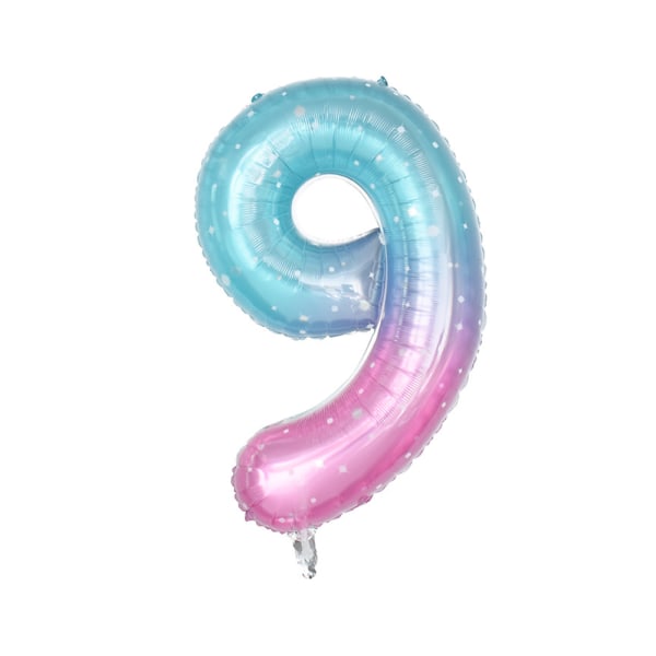 40 tommers ballonger digitale bursdagsfestdekorasjoner,