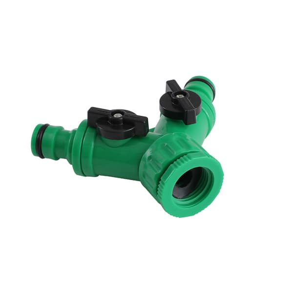 5 stk hurtigkobling Y-kontakt, dryppvanningssystem adapter,