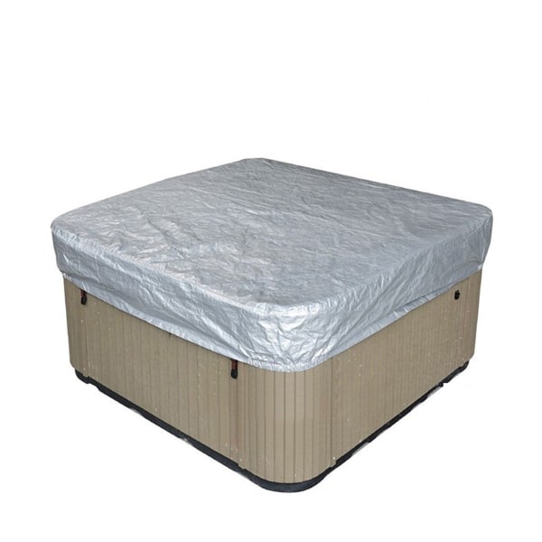 Havebeskyttelse til spabad 218*218*30cm, 2100D Oxford-stof