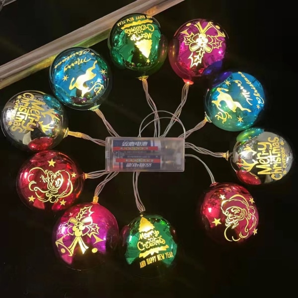 1,5M 10 LED Strängljus med stickpropp för sovrumsgardinfest Chri