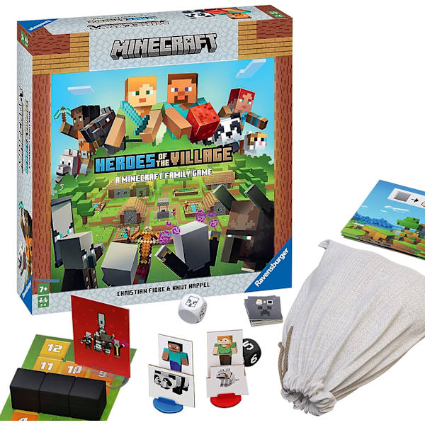Minecraft - Kylän sankarit - Perhe- ja lastenpeli - Yhteistyötä ja seikkailua - 2-4 pelaajaa