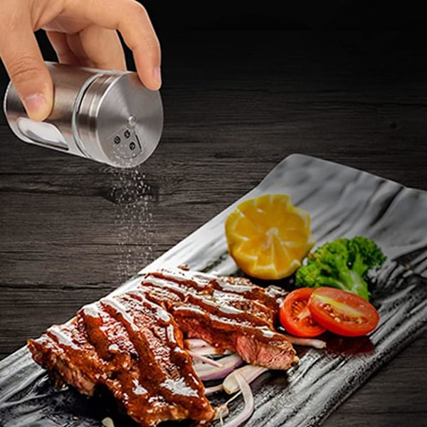 Pieces Liten Kryddburk, 80ml Kryddlådor, Kryddförvaringsburk, Kryddburk med Lufttätt Lock, Kryddburk Set Kökskryddor, för Kök, Kryddförvaring