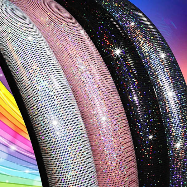 (Rosa) Bling Bling Glitter Rattkåpa Universell Halkfri Flerfärgad Bil Dekoration