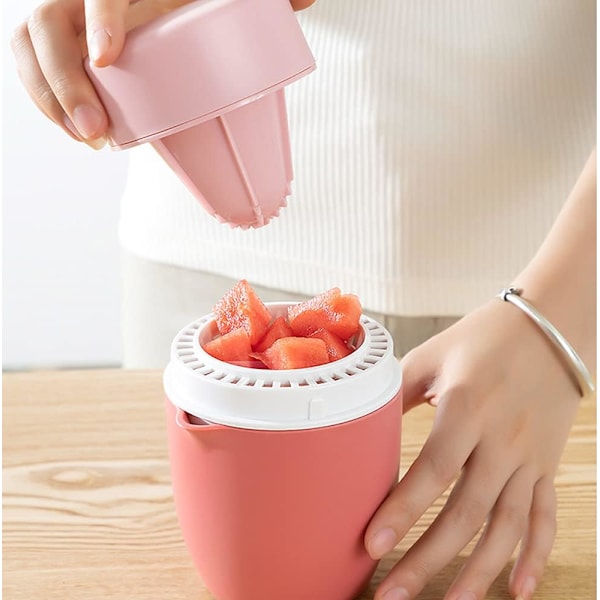 Rose - Manuel Citrus Juicer Citronpresser, Citronformet Dobbeltformål Manuel Frugtpresser, Frugtpresser til Citroner/Lime/Appelsiner/Grapefrugt