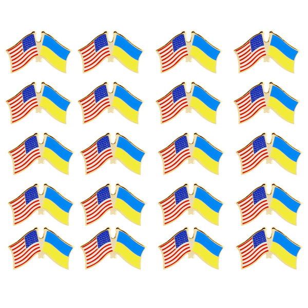 International, All Flag Pins - Original Artwork, American an