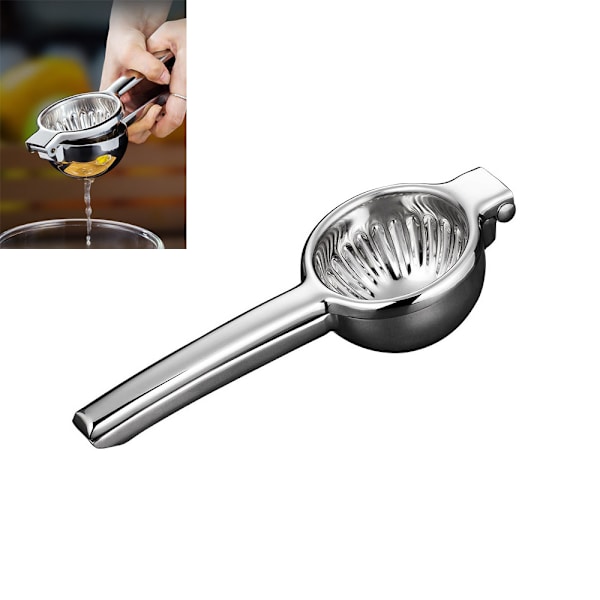 304 Rustfrit Stål Manuel Citronpresser - Heavy Duty Rustfrit Stål - Saftpresser