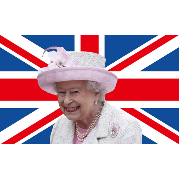 Hendes Majestæts Flag, Dronning af Storbritannien Mindeflag, Qu