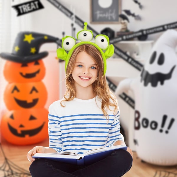 Kolmisilmäinen Monsteri Pehmolelu Lapsille ja Aikuisten, Avaruusolento Juhliin Cosplay Halloween-asuun