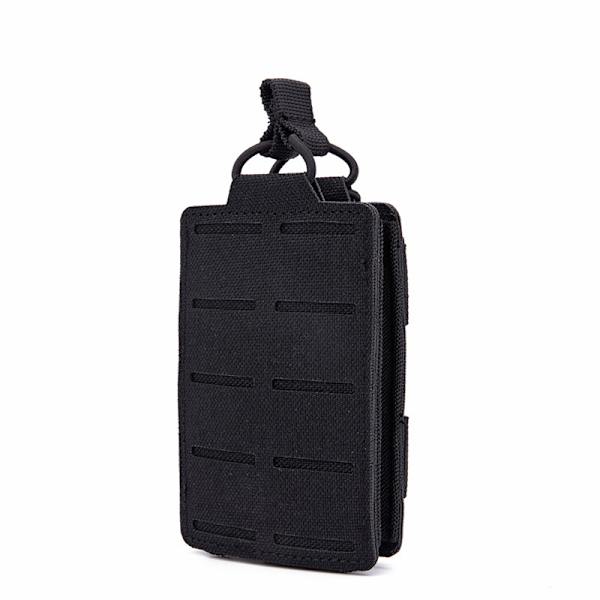 Taktisk Mag Pouch Elastisk Åben Top Enkelt Molle Magasin Pouch til M4 M14 M16 AR 5.56MM Magasiner