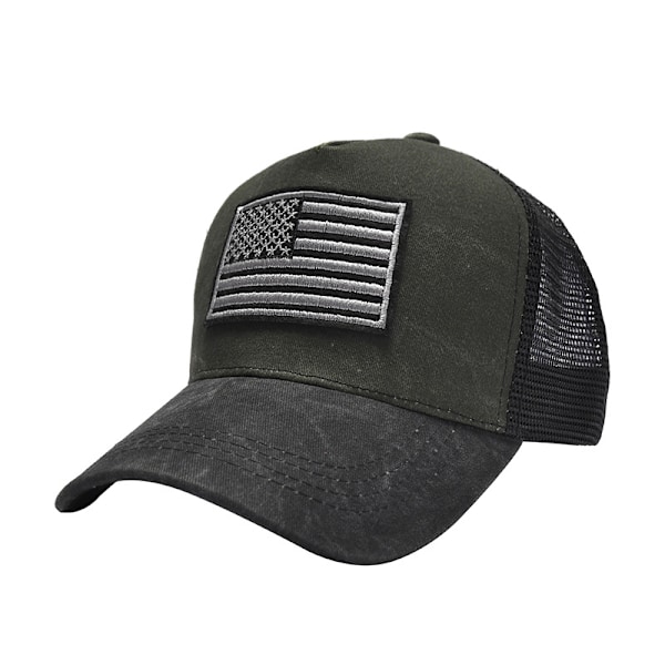 Herre sommer casual brodert ande tunge hatt bomull s