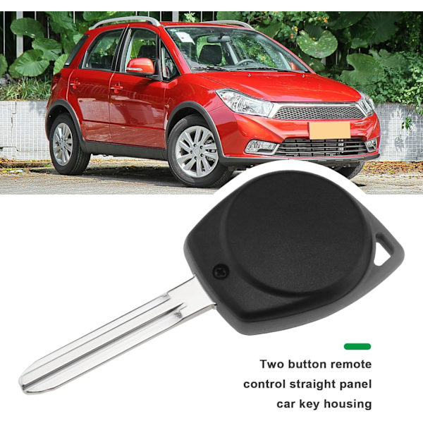2 stk. udskiftningsskal til bilnøgle med 2 knapper Kompatibel med Suzuki Kompatibel med Alto Kompatibel med Baleno C