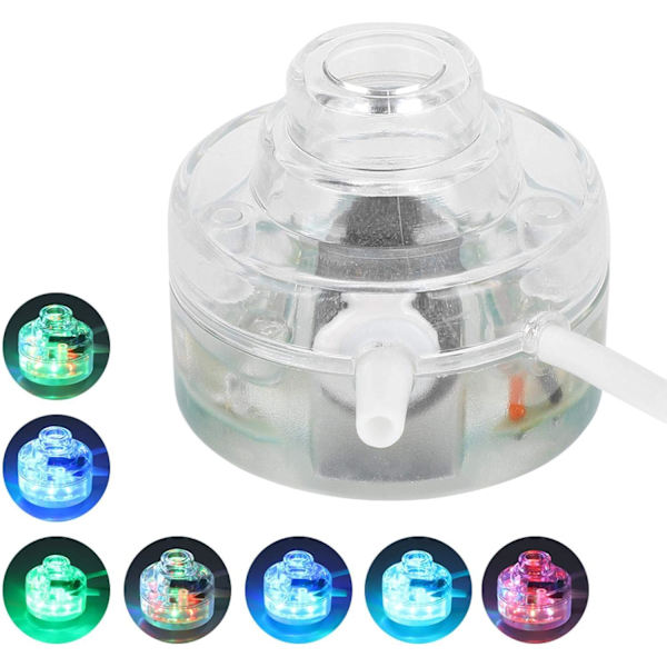 Luftbubbelsten Diffusor Akvariumpump Fisk Tank Ljus Syre Bubbla Syre Platta Hydroponisk Dykning