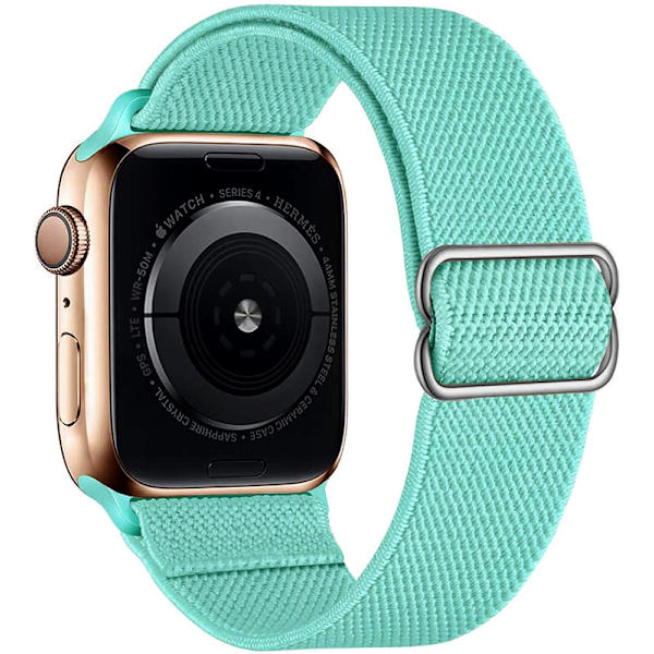 4 stk. elastiske nylonremme kompatible med Apple Watch