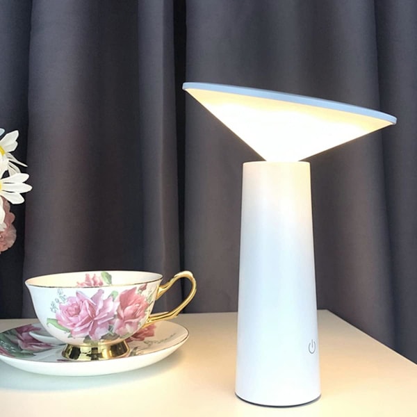 Sininen Dream LED-pöytävalaisin, langaton USB-pöytävalaisin