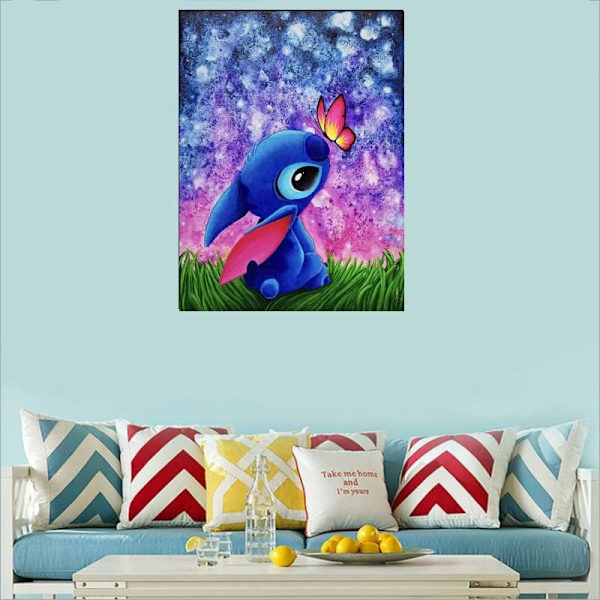 30*40cm 5D DIY Diamantmålning Kit Komplett, Animerade Di